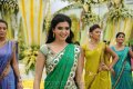 Samantha Green Saree Photos