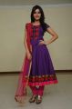 Actress Samantha Cute Pics in Violet Color Cotton Churidar