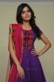 Actress Samantha Cute Pics in Violet Color Cotton Churidar