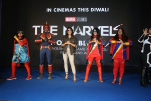 Actress Samantha launches Caption Marvell Trailer Photos