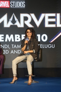 Actress Samantha New Stills @ The Marvels Trailer Launch