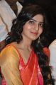 Actress Samantha Cute Silk Saree Photos