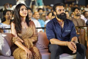 Aishwarya Lekshmi, Sai Dharam Tej @ Sambarala Yeti Gattu Carnage Launch Event Stills