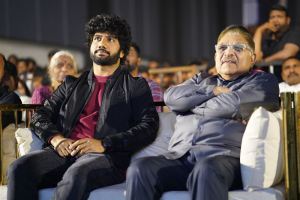 Prasanth Varma, Allu Aravind @ Sambarala Yeti Gattu Carnage Launch Event Stills