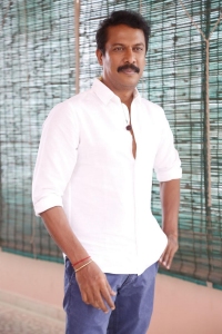 Actor Samuthirakani Photos @ Macherla Niyojakavargam Movie Interview