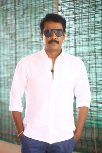 Actor Samuthirakani Photos @ Macherla Niyojakavargam Movie Interview