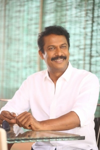 Actor Samuthirakani Photos @ Macherla Niyojakavargam Movie Interview