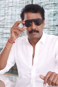 Actor Samuthirakani Photos @ Macherla Niyojakavargam Movie Interview