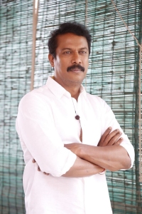 Actor Samuthirakani Photos @ Macherla Niyojakavargam Movie Interview