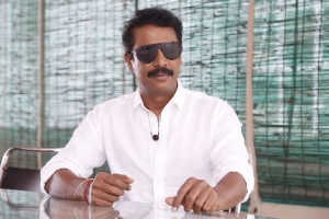 Actor Samuthirakani Photos @ Macherla Niyojakavargam Movie Interview