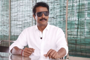 Actor Samuthirakani Photos @ Macherla Niyojakavargam Movie Interview