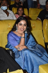 Actress Samyuktha Menon Saree Images @ Bimbisara Trailer Launch