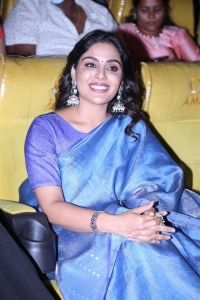 Actress Samyuktha Menon Saree Images @ Bimbisara Trailer Launch