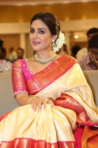 Sir Movie Actress Samyuktha Menon Silk Saree Pictures