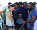 Actress Sana Althaf Photos in Chennai 28 2nd Innings Shooting Spot