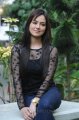 Sana Khan in Black Top & Jeans