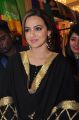 Actress Sana Khan Black Dress Photos @ Akritti Exhibition Launch