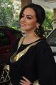 Actress Sana Khan Black Dress Photos @ Akritti Exhibition Launch