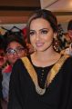 Actress Sana Khan Black Dress Photos @ Akritti Exhibition Launch