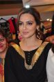 Actress Sana Khan Black Dress Photos @ Akritti Exhibition Launch