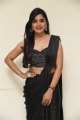 Actress Sanchita Shetty Black Saree Images @ My South Diva Calendar 2021 Launch