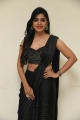 Actress Sanchita Shetty Black Saree Images @ My South Diva Calendar 2021 Launch