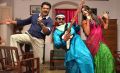 Sarathkumar, Thambi Ramaiah, Meera Nandan in Sandamarutham Tamil Movie Stills