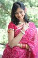 Actress Sandeepthi New Photos in Red Saree