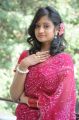 Telugu Actress Sandeepthi in Red Saree Photos