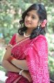 Actress Sandeepthi New Photos in Red Saree