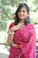 Actress Sandeepthi New Photos in Red Saree