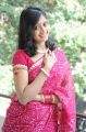 Actress Sandeepthi in Red Saree Photos