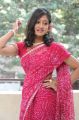 Actress Sandeepthi New Photos in Red Saree