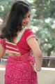 Telugu Actress Sandeepthi Photos in Red Saree