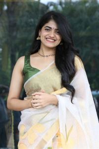 Operation Raavan Movie Heroine Sangeerthana Vipin Saree Photos