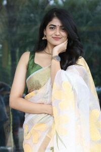 Operation Raavan Movie Heroine Sangeerthana Vipin Saree Photos