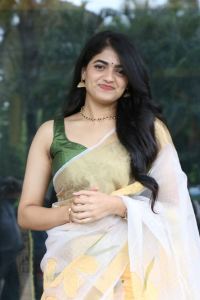 Operation Raavan Movie Actress Sangeerthana Vipin Saree Photos