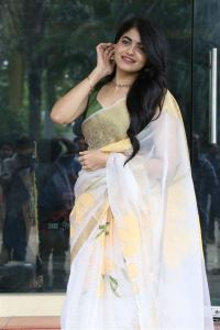 Sangeerthana Vipin Saree Photos @ Operation Raavan Trailer Launch