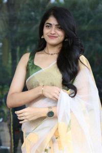 Operation Raavan Movie Heroine Sangeerthana Vipin Saree Photos