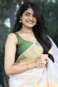 Operation Raavan Movie Actress Sangeerthana Vipin Saree Photos