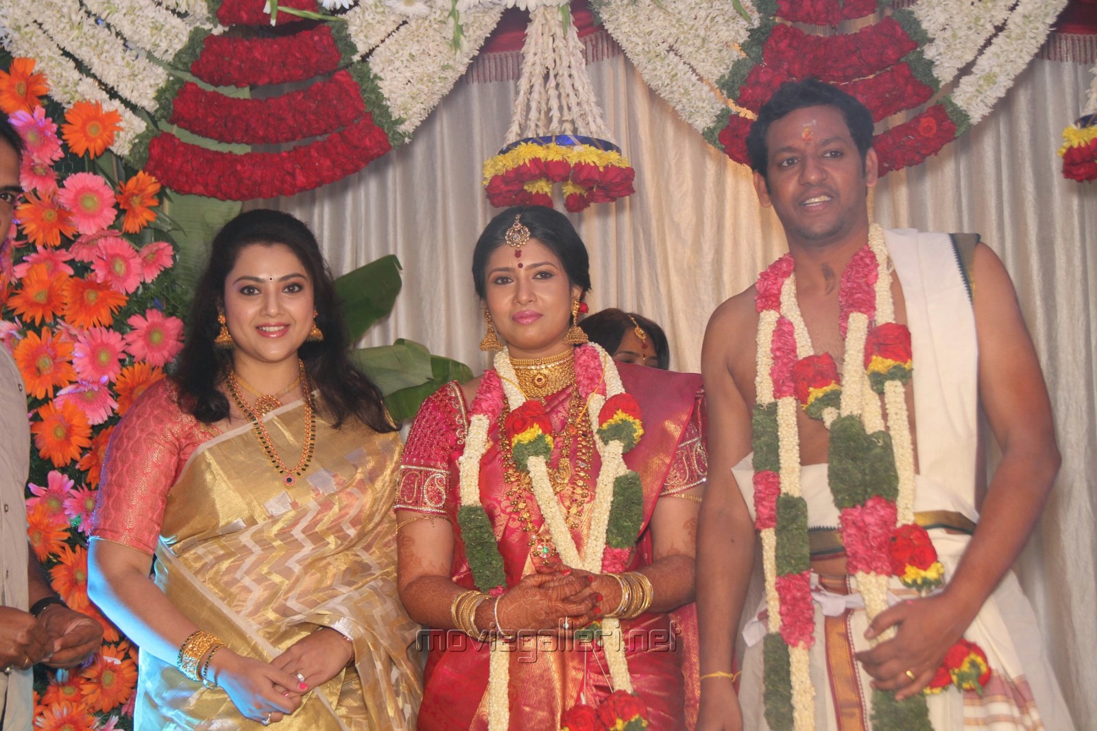 Picture 989853 | Actress Meena @ Sanghavi Wedding Photos ...