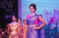 Sania Mirza Photos in Blue Saree @ IIJW 2015 Fashion Show