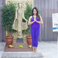 Actress Sanjana Stills @ Akshar Power Yoga Academy
