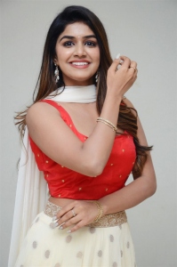 Actress Sanjana Anand @ Nenu Meeku Baga Kavalsinavadini Song Launch