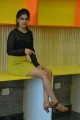 Actress Sanjana Anand Hot Photos in Black Net Top and Yellow Mini Skirt