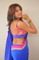 Telugu Actress Sanjana Hot in Low Back Saree Blouse