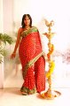 Sanjana Galrani In Saree Diwali Look
