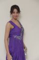 Actress Sanjana New Hot Pictures in Dark Violet Long Dress