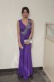 Actress Sanjana Hot in Dark Violet Long Dress Pictures