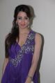 Actress Sanjana New Hot Pictures in Dark Violet Long Dress